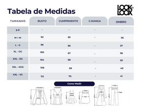 Camisa Slim com Botões e Bolsos