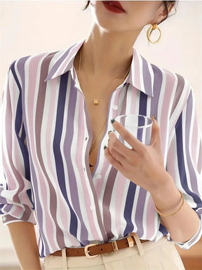 Camisas Impressão de Textura Francesa