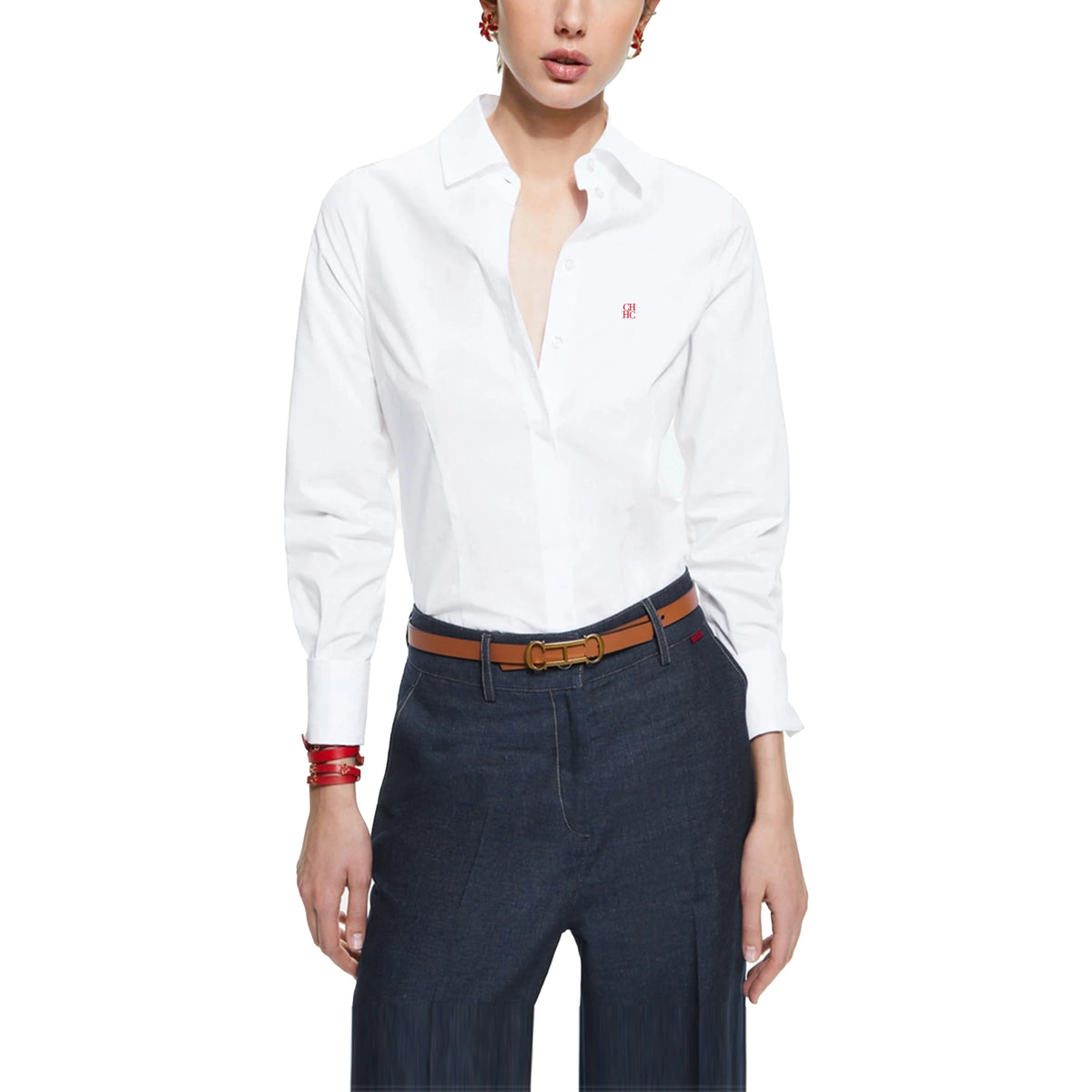 Camisa Feminina Slin Acinturada - Office