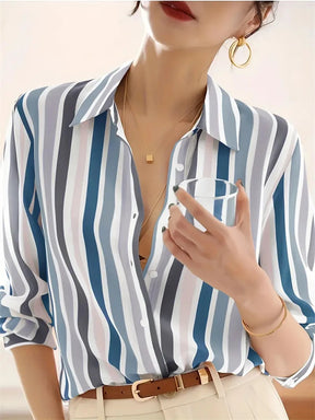 Camisas Impressão de Textura Francesa